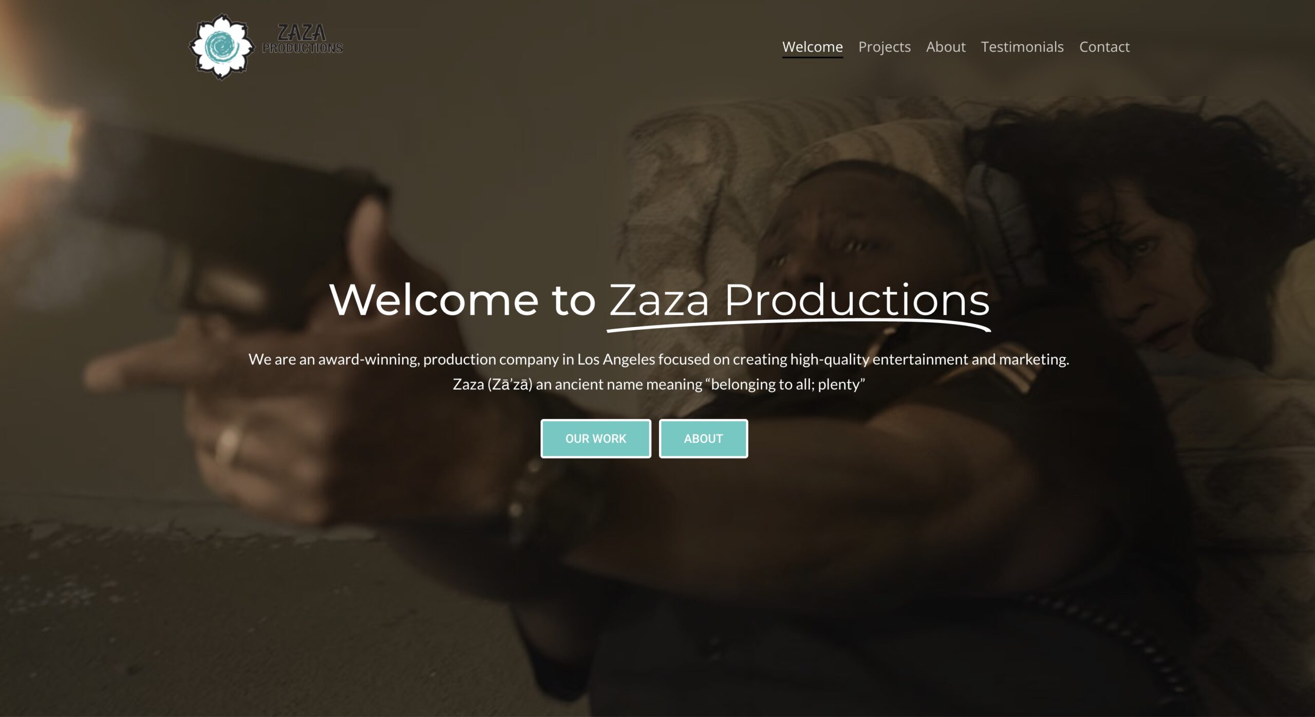ZAZA PRODUCTIONS An award winning Los Angeles based company